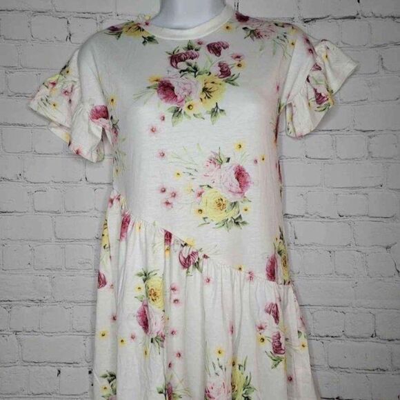 Women's Floral Topsy Blouse Medium - Picture 1 of 4